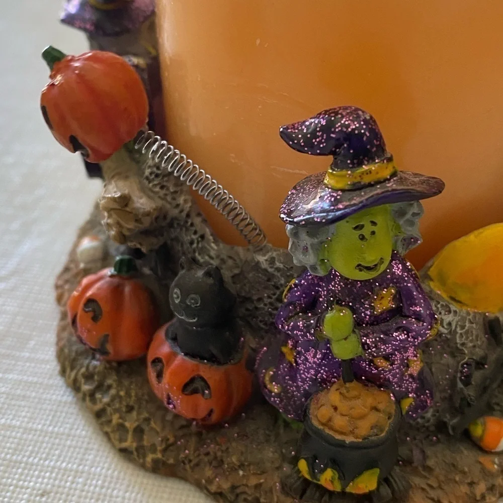 Halloween Resin Candle Holder